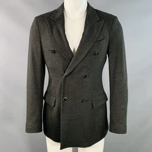 Chaqueta GIORGIO ARMANI Talla 38 Gris Mezcla Viscosa Doble Pecho Pico Solapa - Imagen 1 de 9