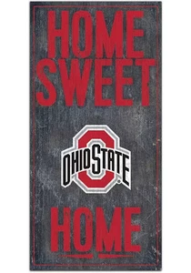 Ohio State Buckeyes Home Sweet Home Wood Sign - Picture 1 of 1