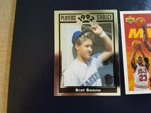 Bret Boone Seattle Mariners Silver 1992 Cartwrights Oversize RARE ODDBALL - Picture 1 of 1