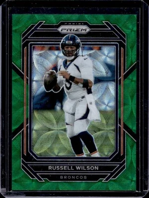 Escopo verde 2022 Prizm Russell Wilson #44/75 Broncos - Imagem 1 de 2