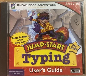 Jump Start Typing PC computer game educational Case booklet and disc - Afbeelding 1 van 5