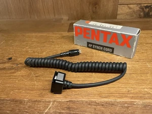 *Tested : Mint in Box* Pentax 4P Synch Sync Synchro Cord Type C Model 37343 /JPN - Picture 1 of 9
