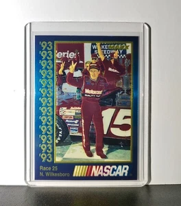 Rennen 25 North Wilkesboro Jahr 1993 Maxx Premier Plus Racing #204 NASCAR Karte - Bild 1 von 2