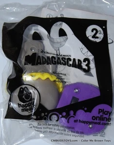 McDonald's Dreamworks Happy Meal 2012 Madagascar 3 Gloria Toy #2 - Picture 1 of 3