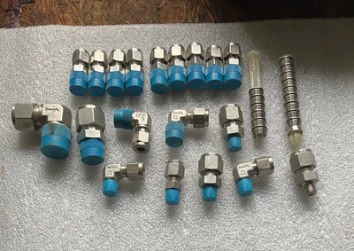 Accesorios de compresión de acero inoxidable Swagelok 316 SS Foto 1 de 4