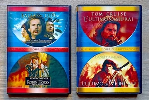 Balla Coi Lupi/Principe Dei Ladri - L'ultimo Samurai/L'ultimo Dei Mohicani DVD  - Foto 1 di 3