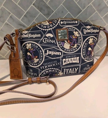 Cartera bandolera de cuero Dooney And Bourke EPCOT Food And Wine Festival 2017 Foto 1 de 4