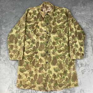 Vintage Original U.S. WWII USMC Paramarine Step-In Third Pattern Jump Smock READ - Picture 1 of 24