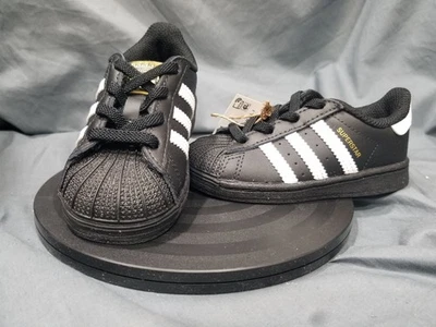Tenis Adidas Superstar EL I para niños pequeños blancos talla 6 ¡NUEVOS SIN CAJA! Foto 1 de 4