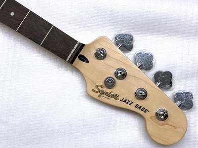 Genuine Fender Squier Jazz J Bass Neck w/KEYS Indian Laurel Electric Guitar - Image 1 of 4