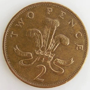 Elisabeth II 2 New Pence - Bronze - VF - 1990 - United Kingdom - Coin [EN] - Picture 1 of 3