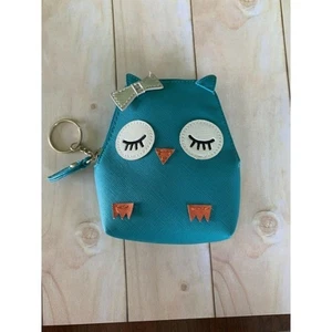 Chateau International Teal Owl Coin Pouch - Picture 1 of 2