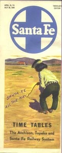 Mesa de tiempo Santa Fe RR 1949 / ¡Bonita portada! - Imagen 1 de 1