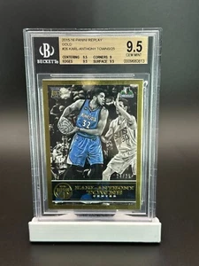 2015-16 Panini Replay Gold #26 KARL-ANTHONY TOWNS /25 RC BGS 9.5 - Picture 1 of 2