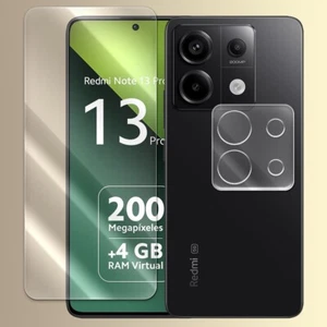 Anti-Bubble Upgraded Screen Film +Slim lens Protector f Xiaomi Redmi Note 13 Pro - Picture 1 of 1