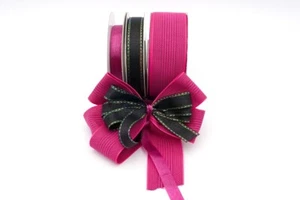 Valentines Day Sale! 1/2"&5/8"&1.5" x 25YD Icy style Fancy Ribbon bundle pack - Picture 1 of 5