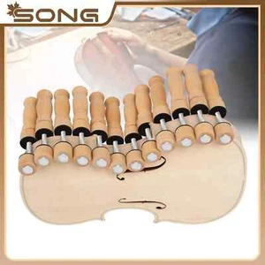 violin making/repair tools, 6 pcs simple root violin glueing clamp - Picture 1 of 5
