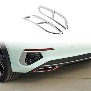 Steel Car Rear Dual Exhaust Pipe Tail Muffler Tip Tail Pipe For Audi A3 2021-24 - Picture 1 of 15