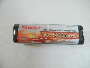 TEAM TENERGY 9-6V 2000 MAH 11417 NIMH RECHARGEABLE BATTERY PACK, NEW - Picture 1 of 12