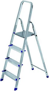 SCALA A 5 GRADINI A LIBRO ERCOLE EN 131 VIGOR PORTATA 150 KG SP 1.2 - Foto 1 di 1