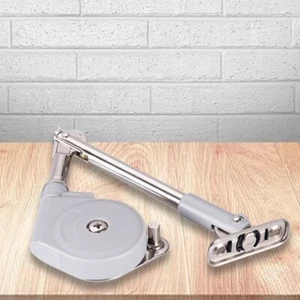 Door Support Hydraulic Lid Flap Stay Soft Close Toy Box Safety Strut Arm Hinge - Picture 1 of 6