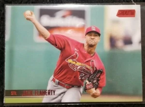 2021 Topps Stadium Club Jack Flaherty Red Foil Parallel Sp RC Cardinals - Picture 1 of 1