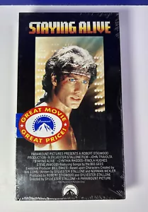 Staying Alive (VHS, 1990 Paramount) John Travolta - NEW SEALED - Picture 1 of 7