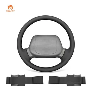 MEWANT DIY Genuine Leather Steering Wheel Cover Wrap for Toyota Tacoma 1995-2002 - Imagen 1 de 10