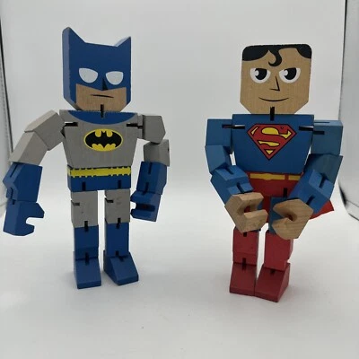 Serie 1 de Guerreros de Madera Batman & Superman 8" Foto 1 de 4