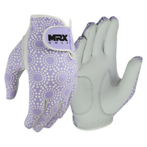 MRX Golf Gloves Soft Cabretta Leather Ladies Golfers Glove Regular Fit Left Hand