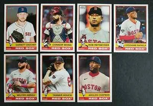 2025 Topps Heritage  BOSTON RED SOX  Team Set DURAN - Picture 1 of 3