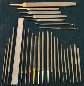 New Vintage 26 Files, Gold Medal, Heller, Nicholson, Simonds & Etc. 4" - 13" - Picture 1 of 22