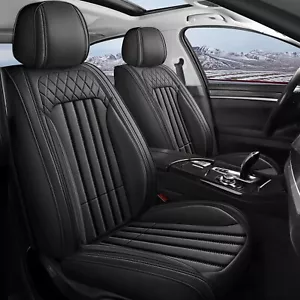 2PCS Car Seat Covers Fit for Jeep Grand Cherokee 2004-2023 2024 2025, Faux Le... - Picture 1 of 7