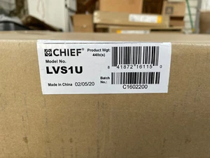 Chief Milestone LVS1U supporto a parete regolabile - per monitor 42-80" - nero - Foto 1 di 4
