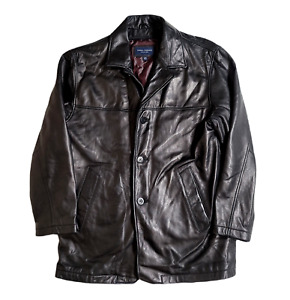 Daniel Cremieux Black Leather Outer Shell Coats, Jackets & Vests 