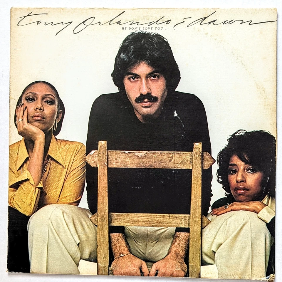 NEAR MINT Tony Orlando He Don't Love You Like I Love You 1975 FUNK SOUL Disco  - Image 1 of 4