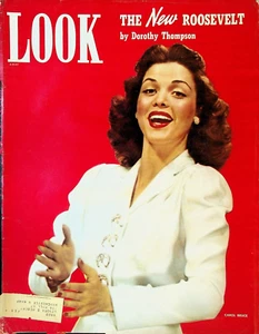 Look Magazine 22. April 1941 Carol Bruce Bob Feller Franklin D Roosevelt - Bild 1 von 2