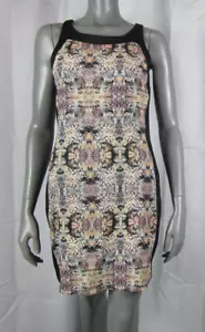 Ladakh: Black Dress with Multicoloured Flowers-Size 10 - Picture 1 of 5