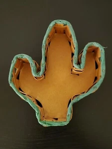 Bandeja/cesta inferior de madera en forma de saguaro Vine Tique EE. UU. excelente estado - Imagen 1 de 9