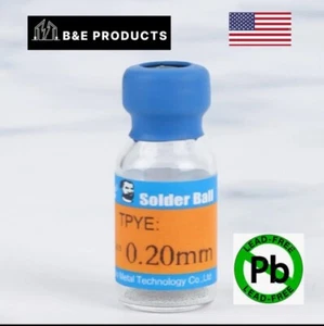 Mechanic Solder Balls, BGA Reballing, 0.2mm, Lead Free - Picture 1 of 5