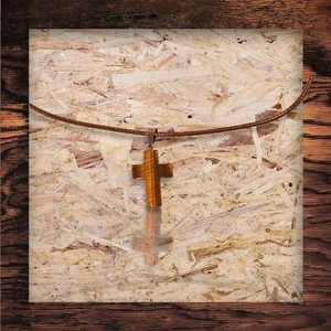 Tigers Eye Gemstone Cross Necklace 1 inch Cross - Picture 1 of 8