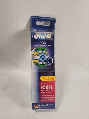 Paquete de 6 cabezales de repuesto Oral-B Pro acción de limpieza profunda Foto 1 de 4