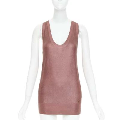 GUCCI Mini Vestido Tejido Metálico Recubierto de Cobre GG Logo Charm M Foto 1 de 4