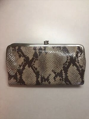Bolso sin asas/cartera Hobo International Lauren de cuero glamuroso serpiente Foto 1 de 4