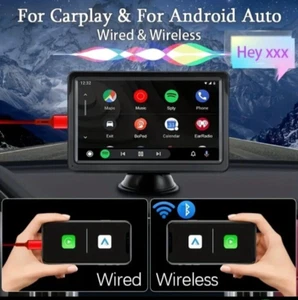 7 Inch Touch Screen Car Stereo With Carplay & Android Auto, GPS Navigation/more - Picture 1 of 6