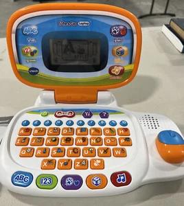 Vtech Tote & Go Laptop Orange Computer Kids Learning #1554 ✅ - Picture 1 of 5