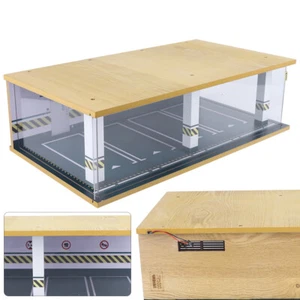 1/24 Scale Car Garage LED Lighting Parking Lot Diorama Scene Display Model - Picture 1 of 12