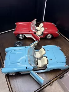 Diecast Cars - Lot of 2 - 1:18 Corvettes - Bburago and Road Tough Brand - READ - Picture 1 of 24