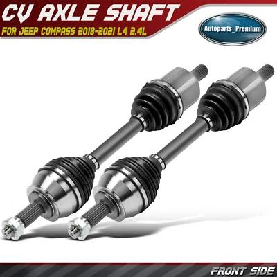 2x Conjunto de eje CV delantero izquierdo y derecho para Jeep Compass 2018-2021 2,4 L AWD/FWD Foto 1 de 4