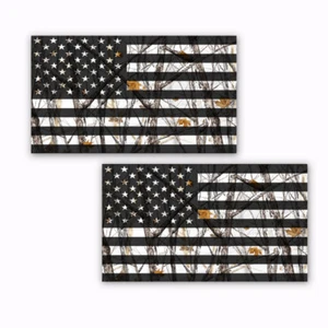 Pegatinas de casco calcomanías de casco con bandera americana camuflaje tormenta de nieve paquete de 6 2,5" de ancho - Imagen 1 de 1
